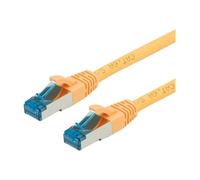 VALUE - Cordon de raccordement - RJ-45 (M) pour RJ-45 (M) - 2 m - SFTP, PiMF - CAT 6a - sans halogène, moulé, sans crochet, bloqué - jaune
