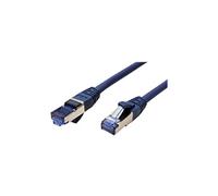 VALUE - Cordon de raccordement - RJ-45 (M) pour RJ-45 (M) - 2 m - SFTP, PiMF - CAT 6a - sans halogène, moulé, sans crochet, bloqué - bleu