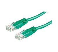 VALUE - Cordon de raccordement - RJ-45 (M) pour RJ-45 (M) - 2 m - UTP - CAT 6 - moulé, bloqué - vert
