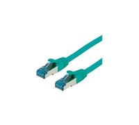 VALUE - Cordon de raccordement - RJ-45 (M) pour RJ-45 (M) - 20 m - SFTP, PiMF - CAT 6a - sans halogène, moulé, sans crochet, bloqué - vert