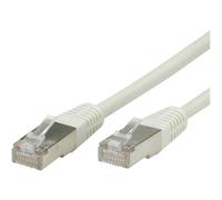 VALUE - Cordon de raccordement - RJ-45 (M) pour RJ-45 (M) - 3 m - FTP - CAT 5e - moulé - gris