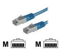 VALUE - Cordon de raccordement - RJ-45 (M) pour RJ-45 (M) - 3 m - pairs in metal foil (PiMF) - CAT 6 - démarré - bleu