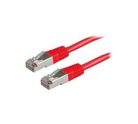VALUE - Cordon de raccordement - RJ-45 (M) pour RJ-45 (M) - 3 m - SFTP, PiMF - CAT 6 - moulé, bloqué - rouge