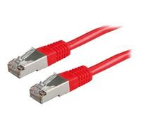 VALUE - Cordon de raccordement - RJ-45 (M) pour RJ-45 (M) - 3 m - SFTP, PiMF - CAT 6 - moulé, bloqué - rouge