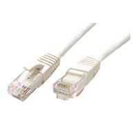 VALUE - Cordon de raccordement - RJ-45 (M) pour RJ-45 (M) - 3 m - UTP - CAT 6 - sans halogène, moulé, solide - blanc