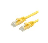 VALUE - Cordon de raccordement - RJ-45 (M) pour RJ-45 (M) - 3 m - UTP - CAT 6a - moulé, sans crochet - jaune, RAL 1004