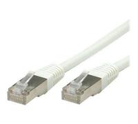 VALUE - Cordon de raccordement - RJ-45 (M) pour RJ-45 (M) - 5 m - SFTP - CAT 6 - moulé, bloqué - blanc