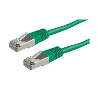 VALUE - Cordon de raccordement - RJ-45 (M) pour RJ-45 (M) - 5 m - SFTP, PiMF - CAT 6 - moulé, bloqué - vert