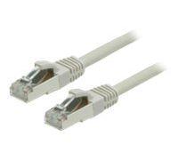 VALUE - Cordon de raccordement - RJ-45 (M) pour RJ-45 (M) - 5 m - SFTP, PiMF - CAT 6 - sans halogène, moulé, sans crochet, bloqué - gris