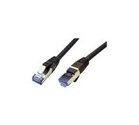 VALUE - Cordon de raccordement - RJ-45 (M) pour RJ-45 (M) - 5 m - SFTP, PiMF - CAT 6a - sans halogène, moulé, sans crochet, bloqué - noir