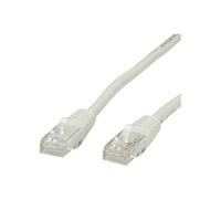 VALUE - Cordon de raccordement - RJ-45 (M) pour RJ-45 (M) - 5 m - UTP - CAT 5e - moulé - gris
