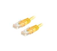VALUE - Cordon de raccordement - RJ-45 (M) pour RJ-45 (M) - 5 m - UTP - CAT 6e - moulé, bloqué - jaune