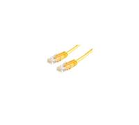 Value Câble réseau LAN Cat 6 UTP avec connecteur RJ45 jaune 0,5 m