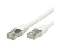 Value Cordon LAN Cat 6 Cable réseau S-FTP Ethernet avec connecteur RJ45 blanc 1,5 m