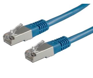VALUE Cordon LAN Cat 6 Cable réseau S-FTP Ethernet avec connecteur RJ45 bleu 0,5 m