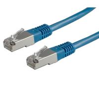 VALUE Cordon LAN Cat 6 Cable réseau S-FTP Ethernet avec connecteur RJ45 bleu 1 m