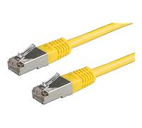 VALUE Cordon LAN Cat 6 Cable réseau S-FTP Ethernet avec connecteur RJ45 jaune 10 m