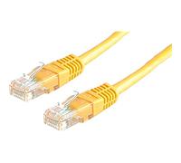 VALUE Cordon LAN Cat 6 | Câble réseau UTP Ethernet avec connecteur RJ45 | jaune 1 m