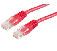 VALUE Cordon LAN Cat 6 | Câble réseau UTP Ethernet avec connecteur RJ45 | rouge 0,5 m