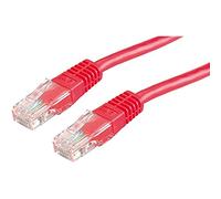 VALUE Cordon LAN Cat 6 | Câble réseau UTP Ethernet avec connecteur RJ45 | rouge 3 m