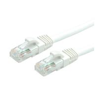 Value Cordon LAN Cat 6 Component Level | Câble réseau UTP Ethernet avec connecteur RJ45 | blanc 1 m