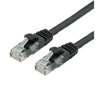 VALUE Cordon LAN Cat 6 Component Level | Câble réseau UTP Ethernet avec connecteur RJ45 | noir 0,5 m