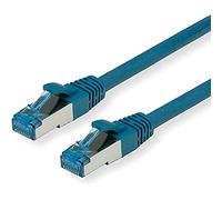 VALUE Cordon LAN Cat 6A | Component Level | Câble réseau S/FTP Ethernet avec connecteur RJ45 | bleu 2 m