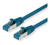 VALUE Cordon LAN Cat 6A | Component Level | Câble réseau S/FTP Ethernet avec connecteur RJ45 | bleu 7 m