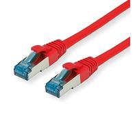 VALUE - Cordon de raccordement - RJ-45 (M) pour RJ-45 (M) - 20 m - SFTP, PiMF - CAT 6a - sans halogène, moulé, sans crochet, bloqué - rouge