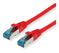 VALUE Cordon LAN Cat 6A | Component Level | Câble réseau S/FTP Ethernet avec connecteur RJ45 | rouge 3 m