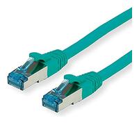 VALUE Cordon LAN Cat 6A | Component Level | Câble réseau S/FTP Ethernet avec connecteur RJ45 | vert 1 m