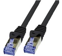 Value Câble patch Outdoor Cat.6A (Class EA) S/FTP (PiMF), fil massif, LSOH, noir, 20 m