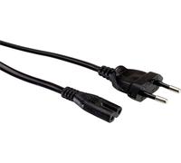 VALUE Cordon secteur bipolaire, noir, 5 m