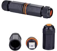 VALUE Coupleur RJ-45 blindé, Cat.6A (Classe EA), Outdoor/Industrie, noir