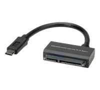 Value disques durs / SSD Adaptateur [1x USB-C® mâle - 1x SATA femelle 7+15