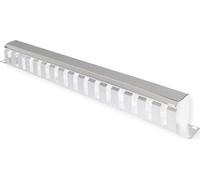 VALUE Face avant 19" 1 UH avec canal de triage 40 x 40 mm, gris