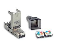 Value 26.99.0371 Fiche RJ-45 CAT.6 (classe E), STP, COMPATIBLE avec le champ 26.99.0371 argent 1 pc(s)