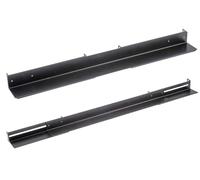 VALUE Glissières, 1 Paire, Profondeur Variable 610-935 mm, Noir