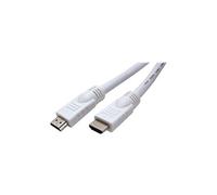 VALUE High Speed - Câble HDMI avec Ethernet - HDMI mâle pour HDMI mâle - 15 m - blindé - blanc