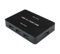 VALUE Hub de Bureau USB 3.2 Gen 1 7 Ports avec Bloc d'alimentation