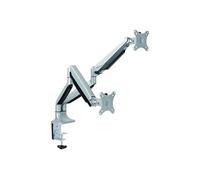 VALUE - Kit de montage - bras réglable - pour 2 écrans LCD - montrable sur bureau