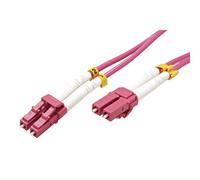 VALUE LWL-Kabel 50/125µm OM4, LC/LC, violet, 2 m