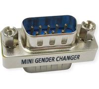 VALUE Mini changeur de genre, 9pol. Mâle-mâle
