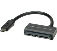 Value ordinateur Adaptateur [1x USB-C® mâle - 1x SATA femelle 7+15 pôles] VALUE - Speicher-Controller - 2.5 (6.4 cm) - SATA 6Gb/s 0 mm