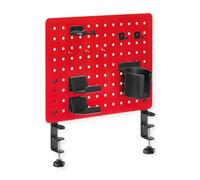 Value Panneau à fiches pour gamer, fixation par serrage, rouge