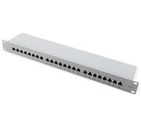 VALUE Panneau de brassage cat.6A (classe EA) 19 », 24 P, blindé, gris