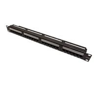 VALUE Panneau de brassage cat.6A (classe EA) 19", 24 P, non blindé, noir