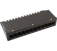 VALUE Panneau de brassage pour Keystones 12 ports, noir