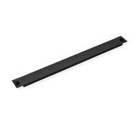 VALUE Panneau obturateur 19" Snap-in, 1 UH, RAL 9005 Noir Profond