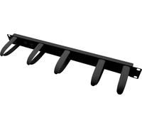 VALUE Passe-câbles 19 1 UH avec 5 arceaux, noir